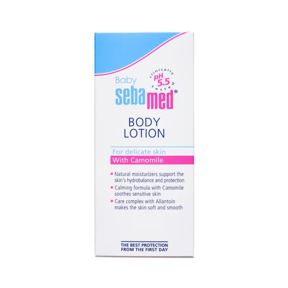 Sebamed Baby Body Lotion- PH 5.5- Camomile & Allantoin- Tested- Sensitive Skin (100ml)