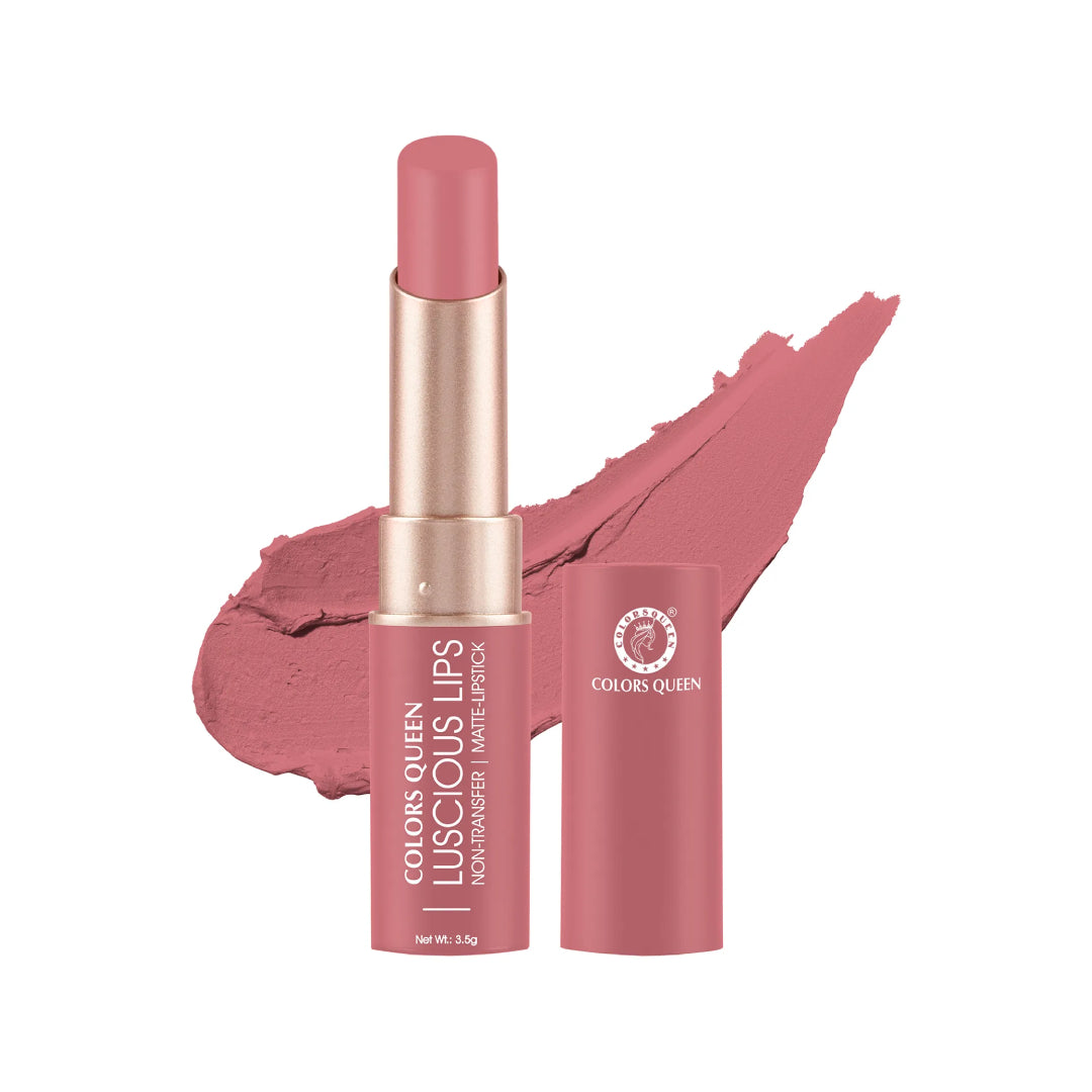 Copy of Colors Queen Luscious Lips Non-Transfer Matte-Lipstick - 21 Snapshot