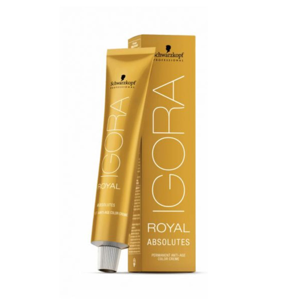 Schwarzkopf Professional Igora Royal Absolutes Permanent Anti-Age Color Creme (4-80 Medium Brown Red Natural)