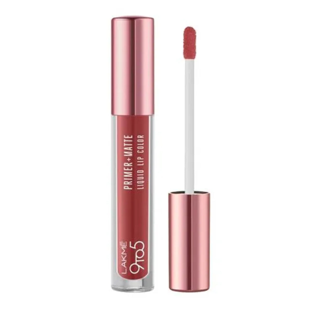 Lakme 9 To 5 Primer + Matte Liquid Lip Color, 4.2 ml MN2 Mocha