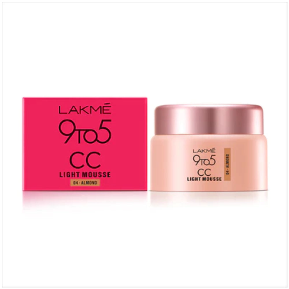 Lakme 9 To 5 CC Mousse - Almond (25 g)