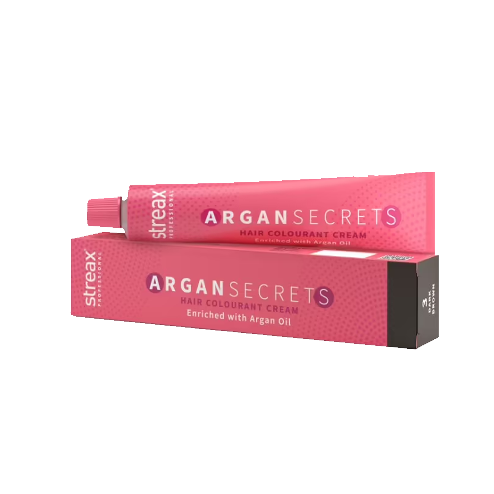 Streax Professional Argan Secrets Hair Colourant Cream - Intense Copper Blonde 7.44 (60gm)