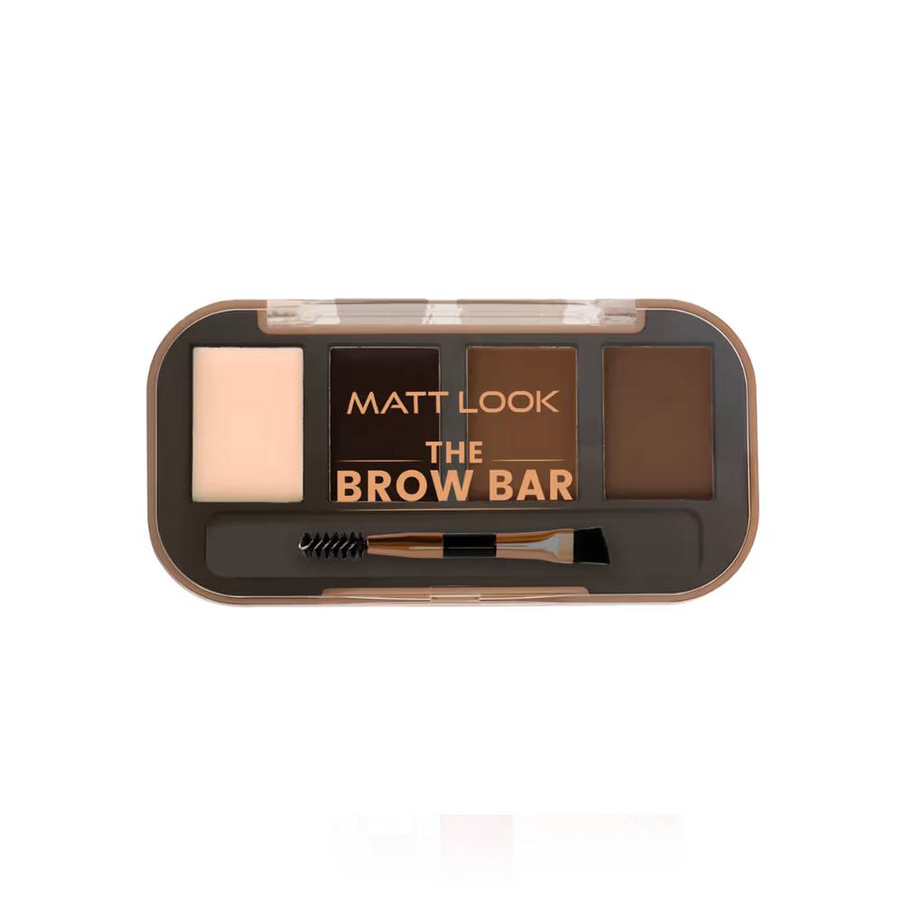 Matt look The Brow Bar Eyebrow Enhancer Eyeshadow Palette - Natural 02 (8g)