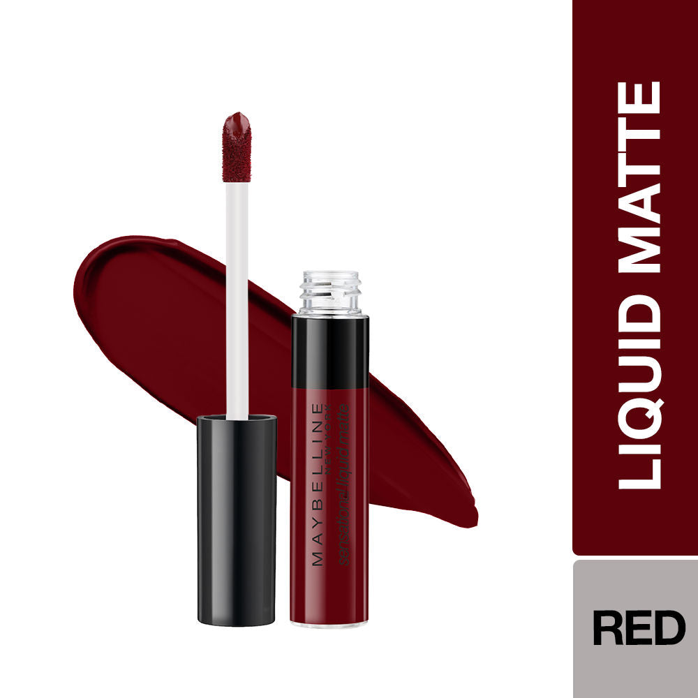 Maybelline New York Sensational Liquid Matte Lipstick - 02 Soft Wine (7ml)