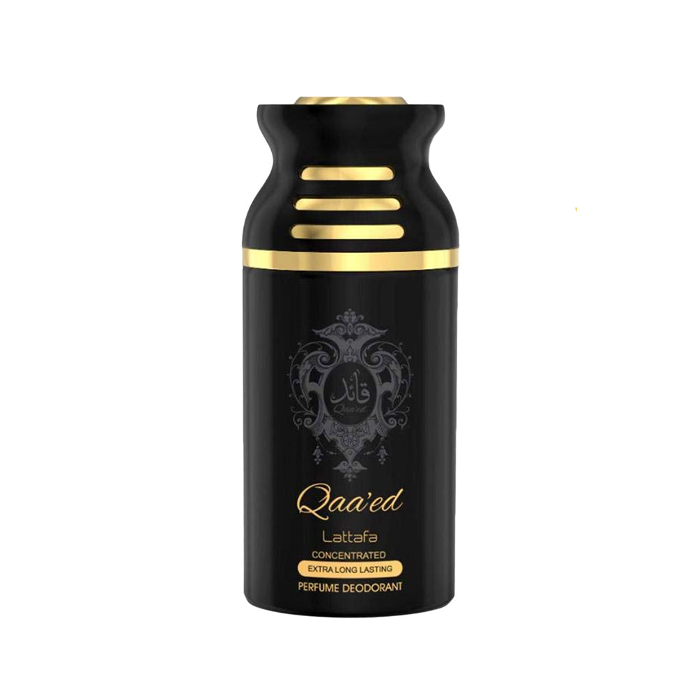 Buy Lattafa QAA'ED Deodorant Perfumed Bodyspray, 250ml at thesparkleindia –  Thesparkleindia