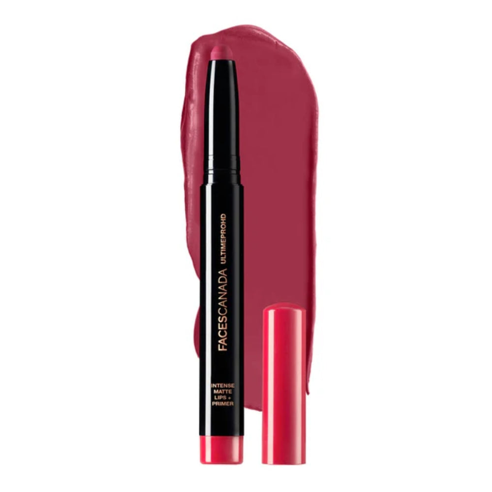 Faces Canada Ultime Pro HD Intense Matte Lips + Primer - 11 Bold Wine (1.4g)