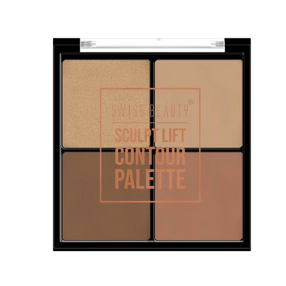 Swiss Beauty Sculpt Lift Contour Palette - 2 (14gm)