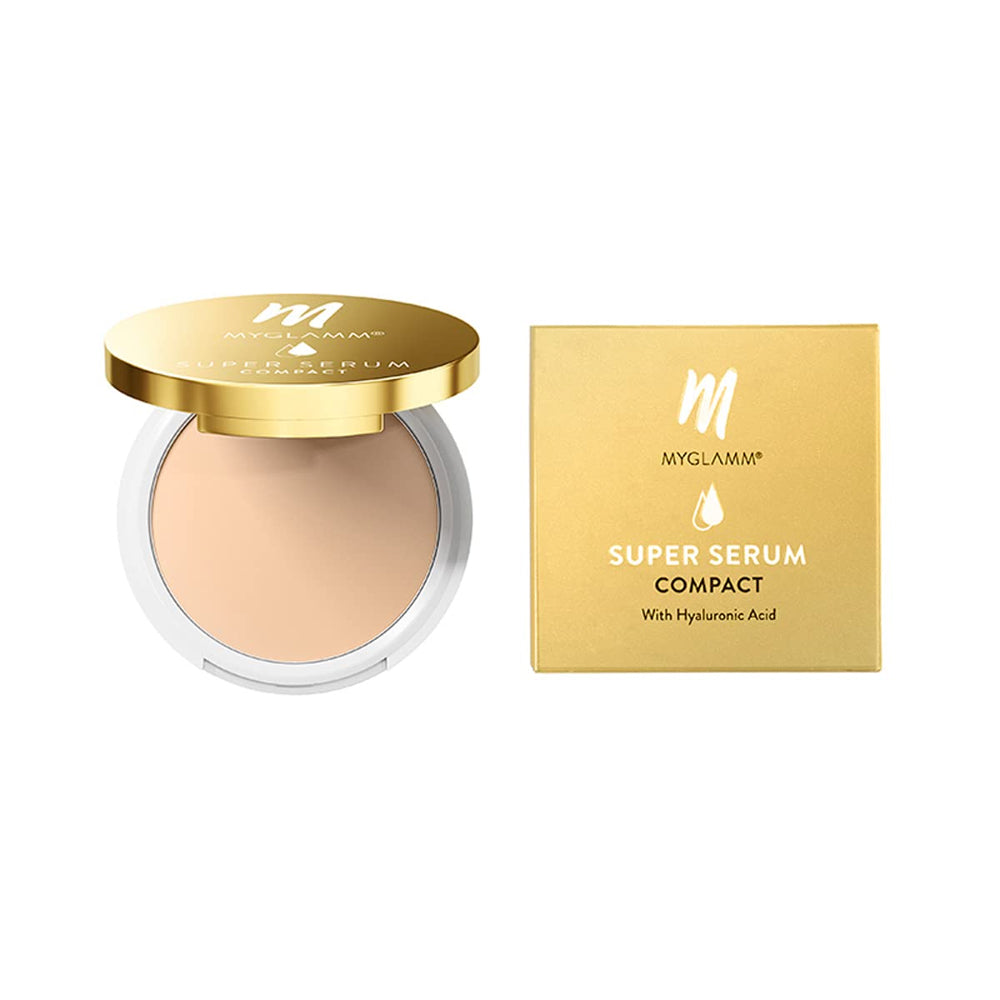 MyGlamm Super Serum Compact - 201N Sesame, 9g
