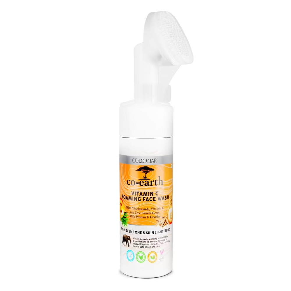 Colorbar Co-Earth Vitamin C Foaming Face Wash (150ml)