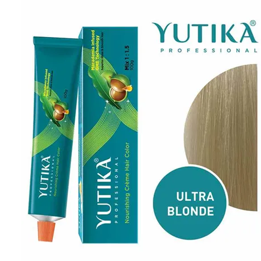 Yutika Pro Ammonia Free Ultra Blonde Hair Color - 100 gm