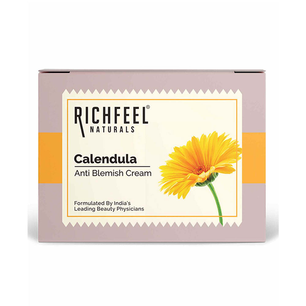 Richfeel Naturals Calendula Anti Blemish Cream - 50 gm
