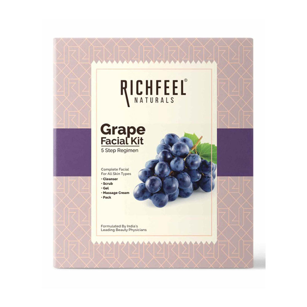 Richfeel Naturals Grape Facial Kit - 30 gm