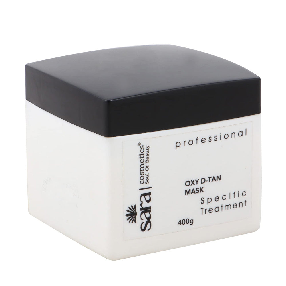 SARA SOUL OF BEAUTY Oxy D-Tan Mask Cream for Tan Removal and Skin Tone Correction Oily and Blemish Prone Skin Cosmetic Product (400 g)