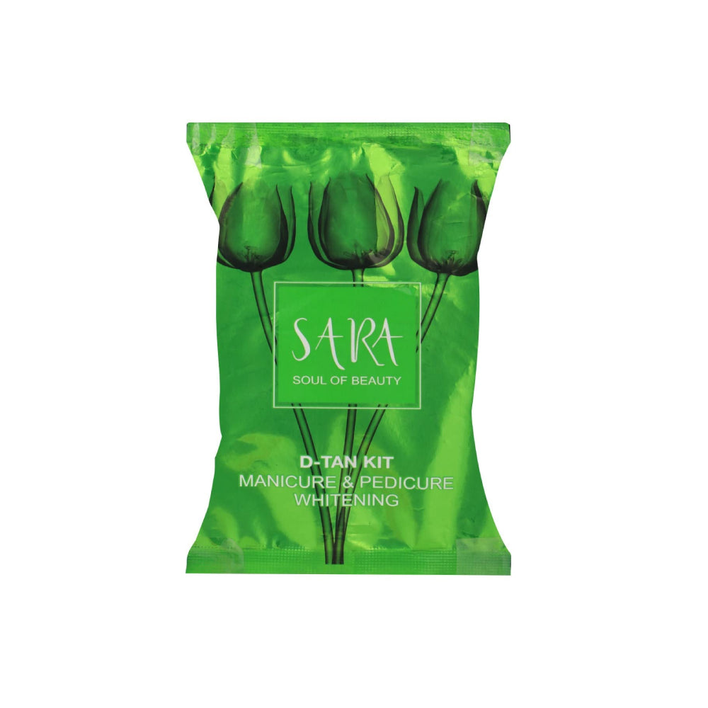 Sara Soul Of Beauty D-Tan Kit Manicure & Pedicure Whitening 10gx5