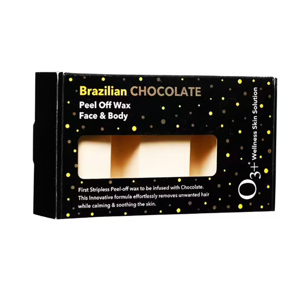 O3+ Brazilian Chocolate Strip-less Peel Off Wax (330 g)
