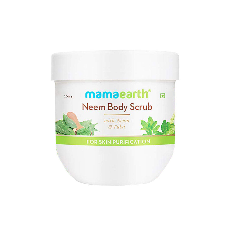 Mama Earth Neem & Tulsi Body Scrub 200gm