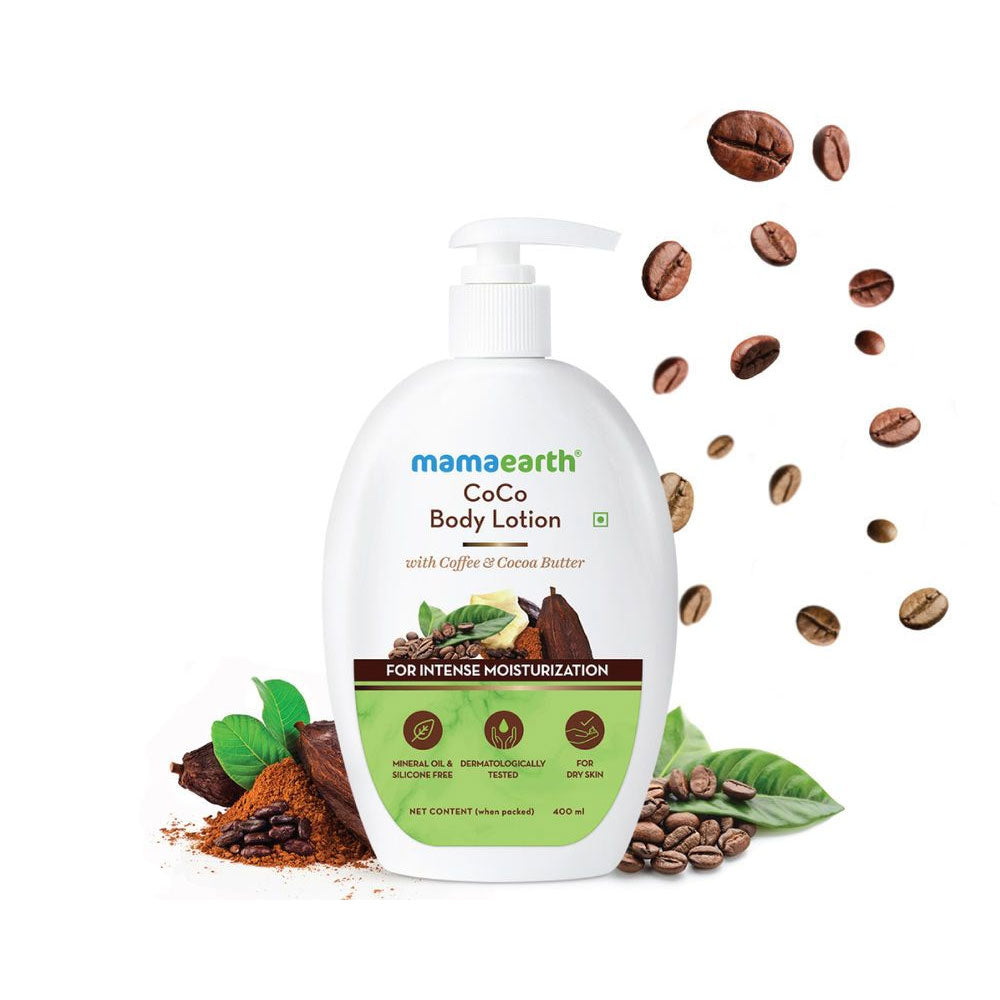 Mamaearth CoCo Body Lotion With Coffee and Cocoa for Intense Moisturization (400ml)