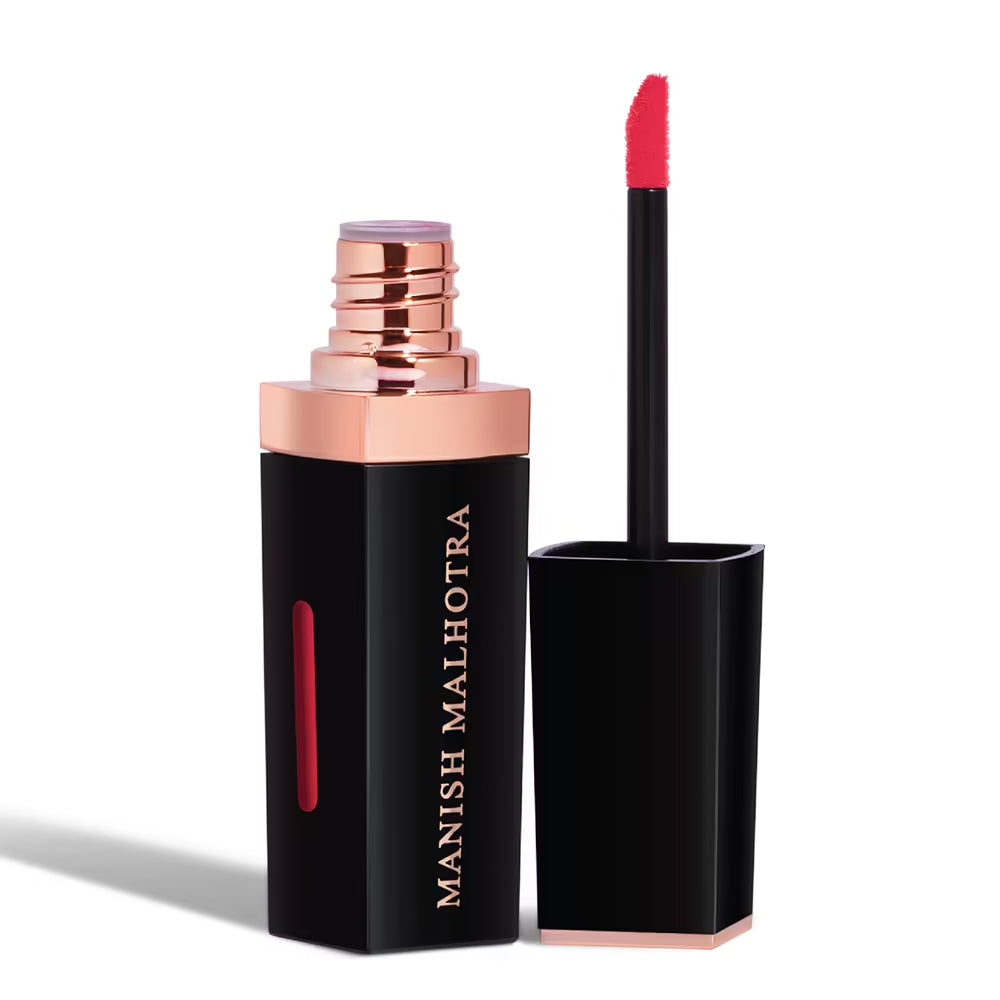 Manish Malhotra Beauty By MyGlamm Liquid Matte Lipstick-Sugar Coral (7gm)