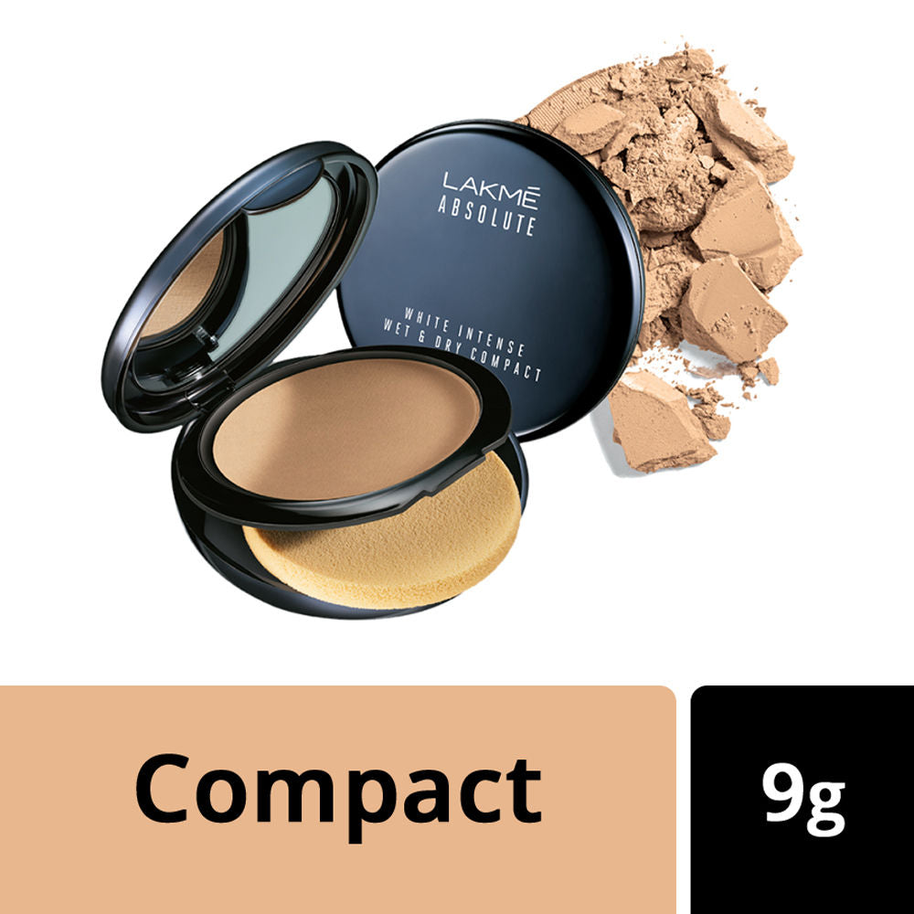 Lakme Absolute White Intense Wet & Dry Compact - Beige Honey 05 (9gm)