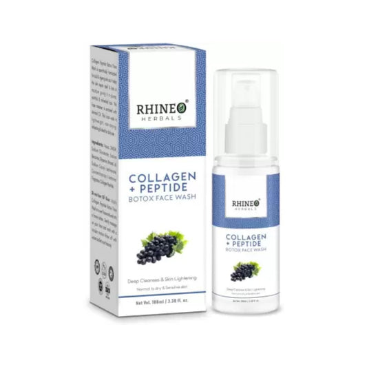 Rhineo Herbals Collagen + Peptide Botox Face Wash 100ml