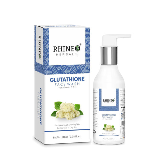 Rhineo Herbals Glutathione Face Wash with Vitamin C & E 100ml