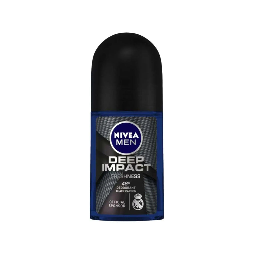 Nivea Men Deep Impact Freshness 48H Deodorant Roll On (50ml)