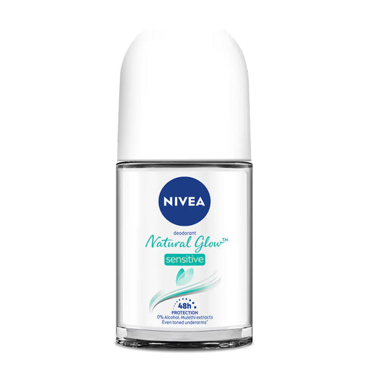 Nivea 0% Alcohol & Mulethi Extract Deodorants Underarm Roll On-For Sensitive Eventone Underarm (50ml)