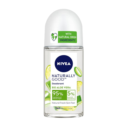 Nivea Bio Aloe Vera, Deodorant Roll On For Women, 50 ml
