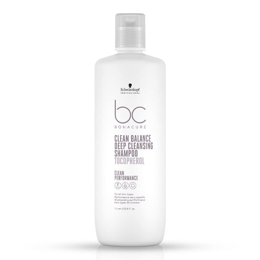 Schwarzkopf Professional Bonacure Clean Balance Deep Cleansing Shampoo with Tocopherol 1000 ml