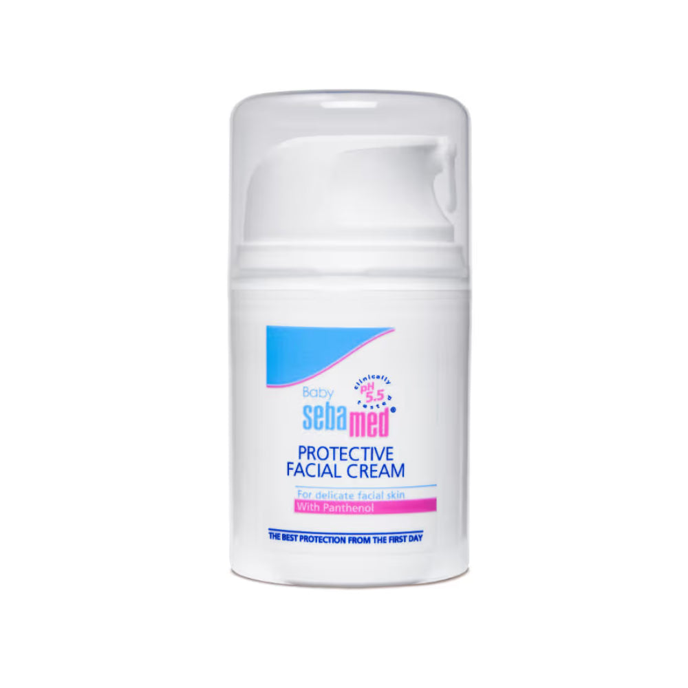 Sebamed Baby Protective Facial Cream, PH 5.5, Panthenol & Allantoin, Clinically Tested (50ml)