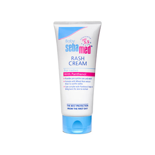 Sebamed Baby Rash Cream, PH 5.5, Panthenol & Wheat Bran, Clinically Tested, For Delicate Skin (100ml)