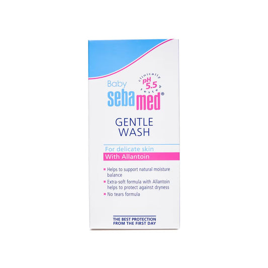 Sebamed Baby Gentle Wash, PH 5.5, With Allantoin, No Tears Formula, Clinically Tested (200ml)
