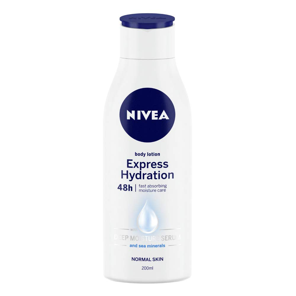 Nivea Body Lotion For Men & Women, Express Hydration, For Fast Absorption, 200ml