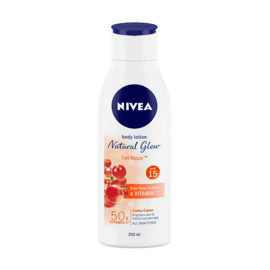 NIVEA Natural Glow Cell Repair Body Lotion SPF 15 200ml