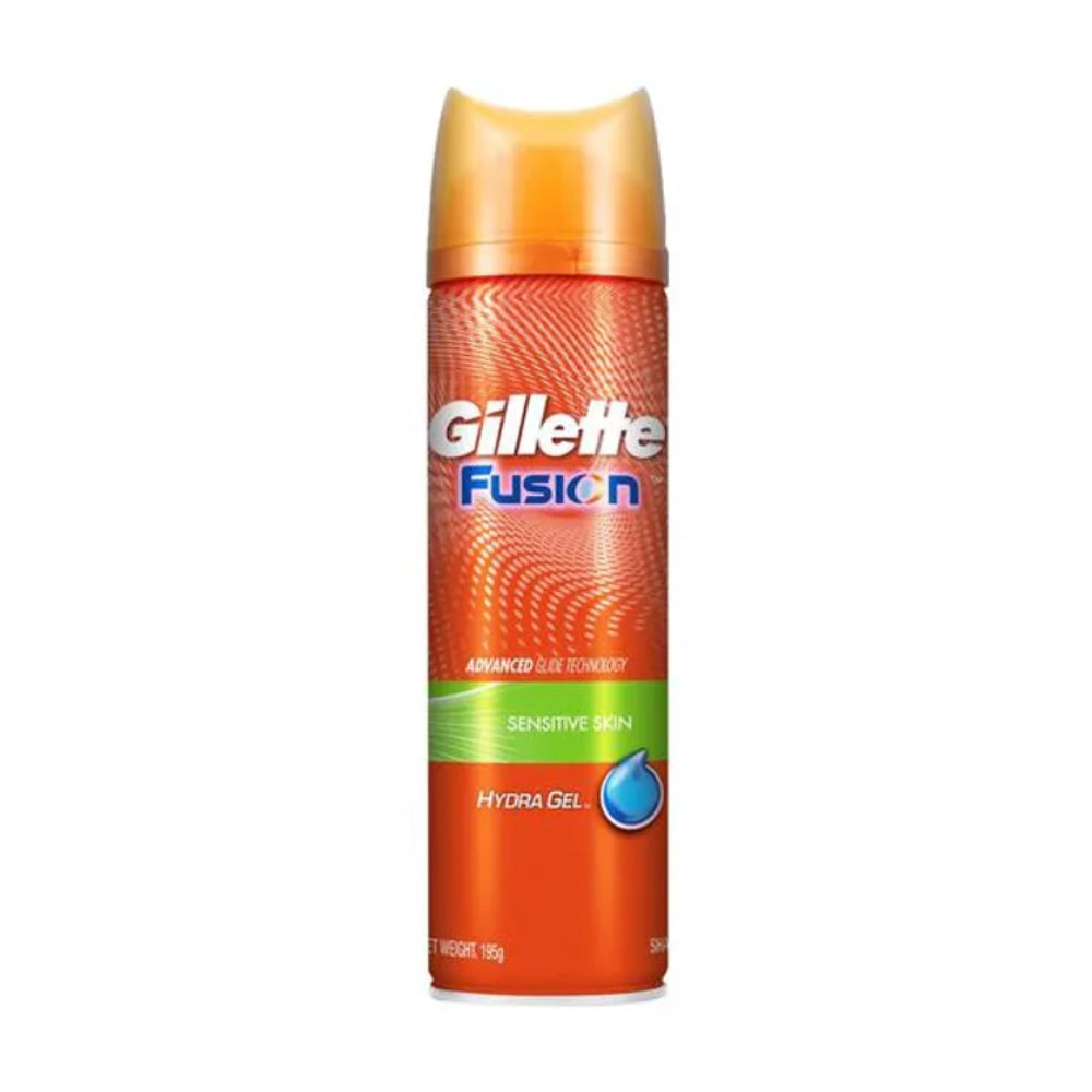 Gillette Fusion Hydra Pre Shave Gel - With Advanced Glide Technology, For Sensitive Skin, 195 g
