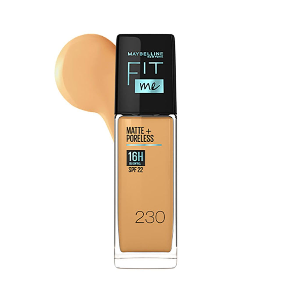 Maybelline New York Fit Me Matte Poreless Liquid Foundation 230 Natural Buff - 30 ml