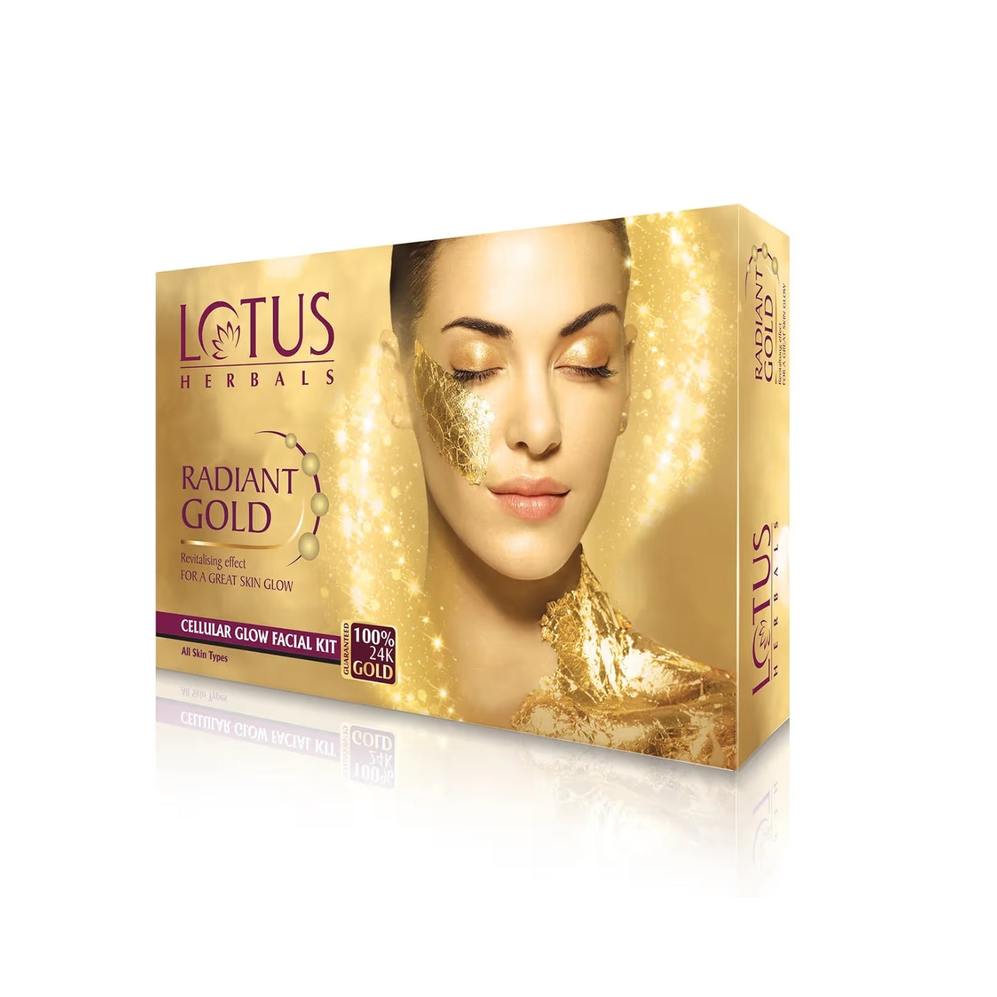 Lotus Herbals Radiant Gold Cellular Glow Facial (37g)