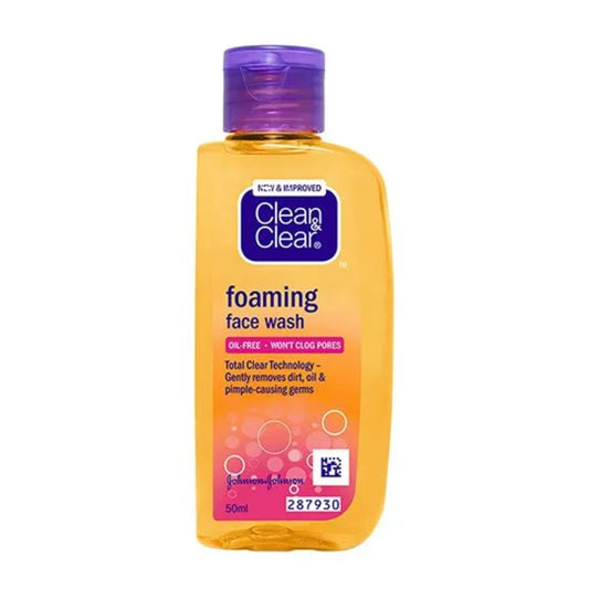 Clean & Clear Foaming Face Wash, 50 ml