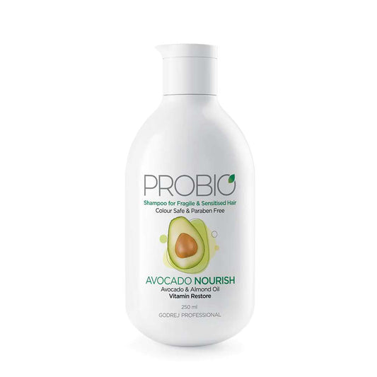 Godrej Professional Avocado Nourish Shampoo with Almond Oil, for Fragile Hair (250ml)