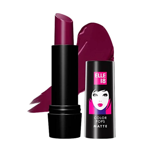 Elle 18 Color Pops Matte Lip Colour, 4.3 g W11 Cherry Wine