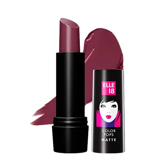 Elle 18 Color Pops Matte Lip Colour, 4.3 g W14 Berry Tea