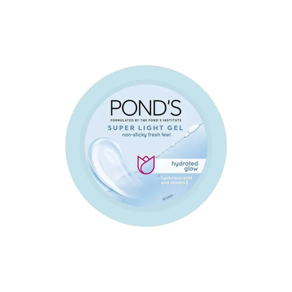 Ponds Super Light Gel Moisturiser - With Hyaluronic Acid & Vitamin E, 25ml