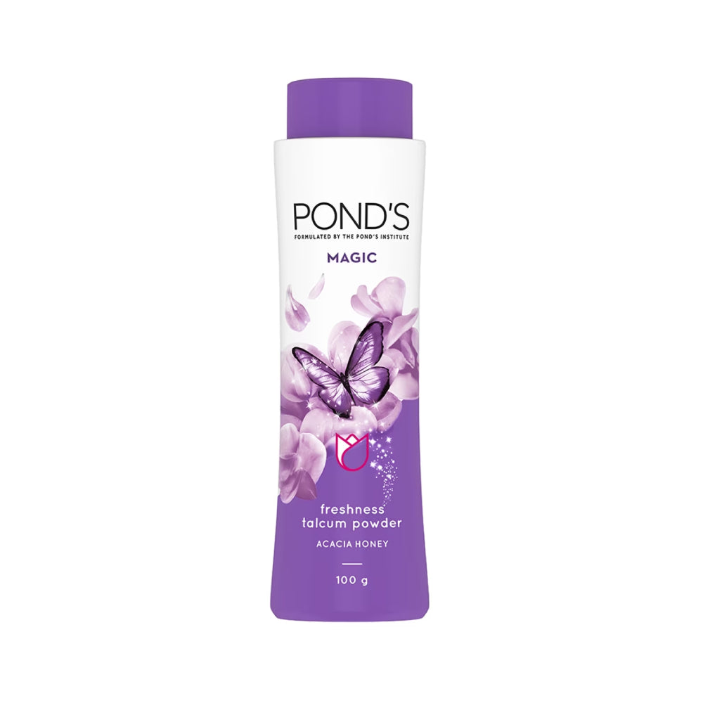 Pond's Magic Freshness Acacia Honey Talcum Powder - (100g)