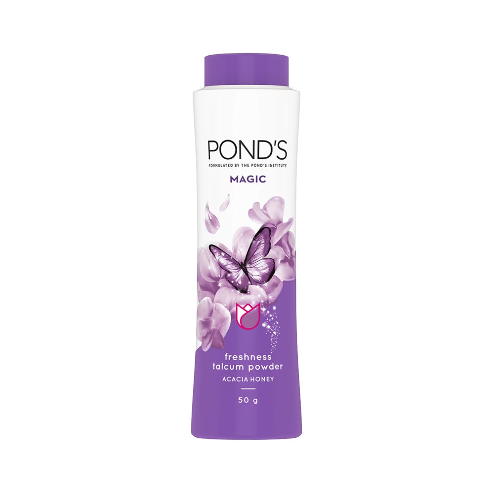 Pond's Magic Freshness Acacia Honey Talcum Powder - (50g)