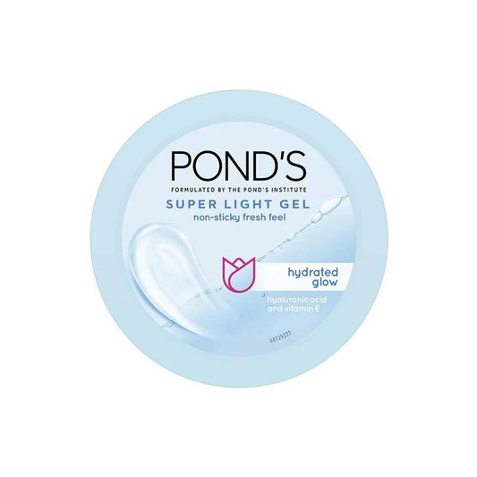 Ponds Super Light Gel - Oil Free Moisturiser With Hyaluronic Acid & Vitamin E, 200 ml