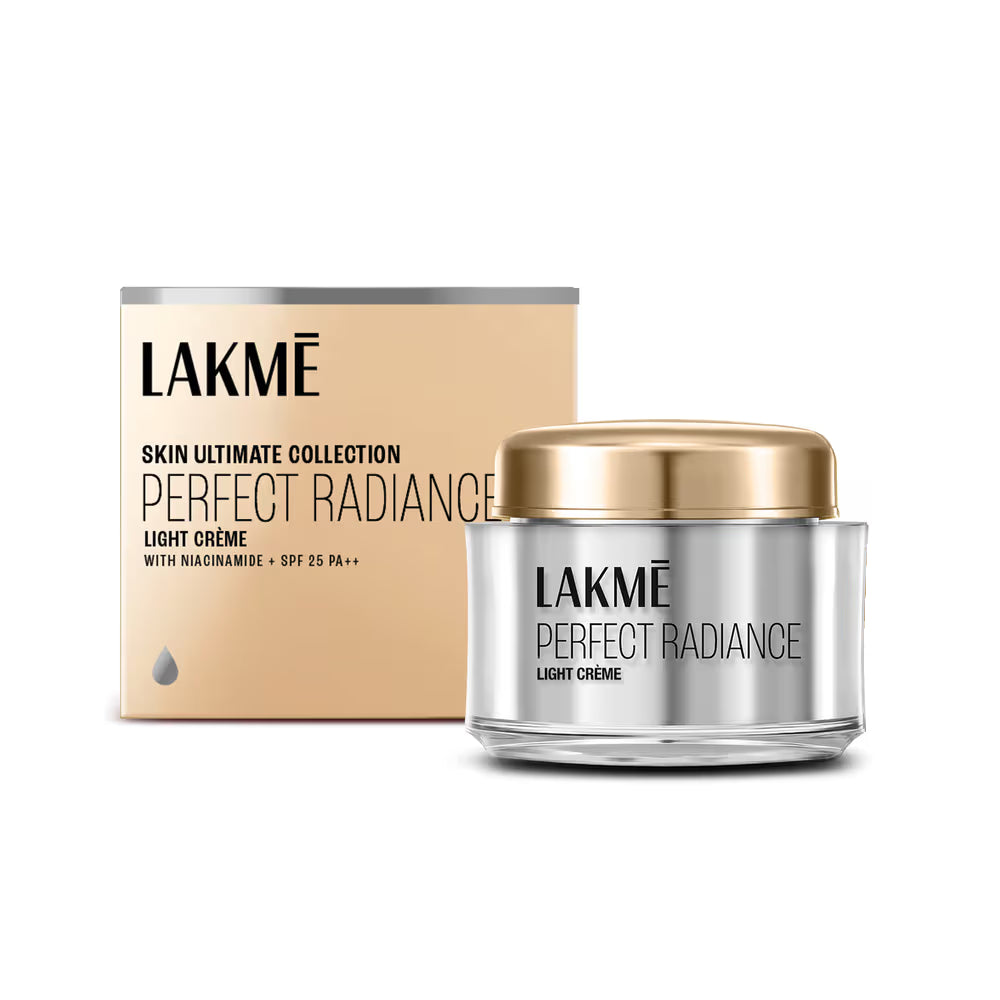 Lakme Absolute Perfect Radiance Brightening Day Cream with Glycerin & Niacinamide Face Moisturizer (50gm)