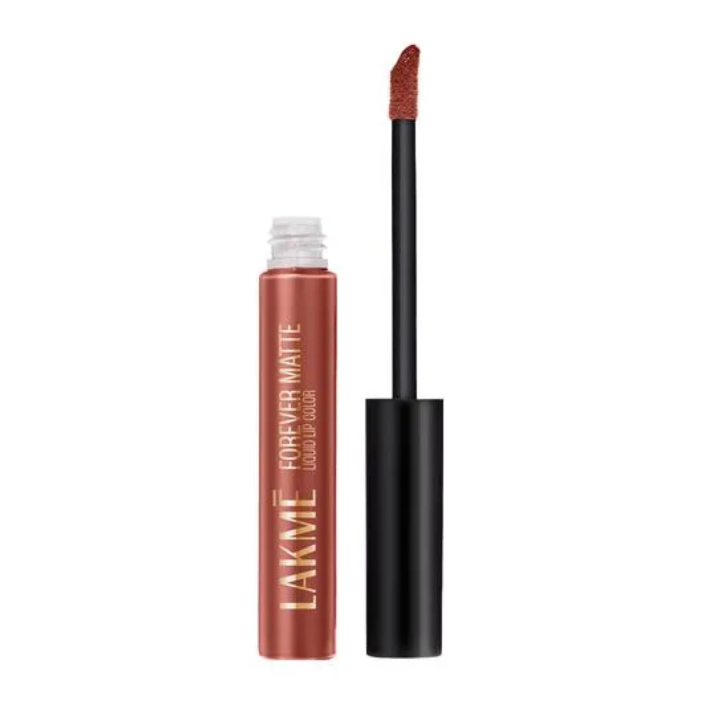 Lakme Forever Matte Liquid Lip Colour - Nude Myth, 5.6 ml