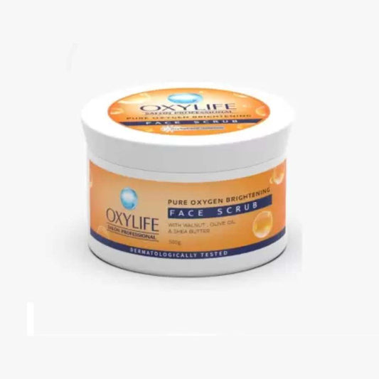 Oxylife Salon Professional Pure Oxygen Brightening Face Scrub 500g