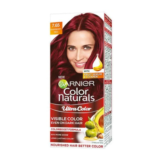 Garnier Color Naturals - Crème Riche Hair Colour, 55 ml + 50 g 765 Raspberry Red