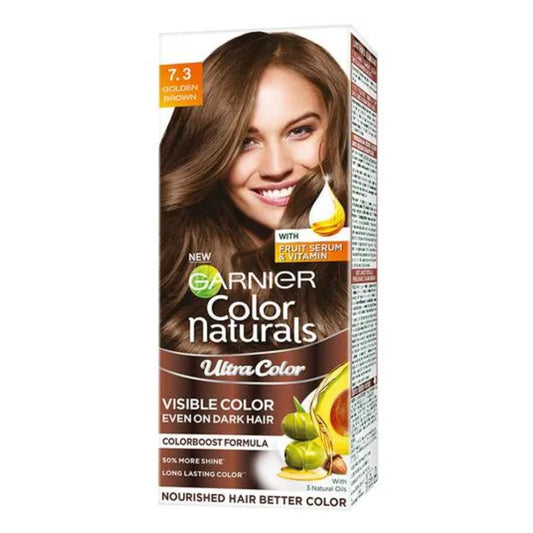 Garnier Color Naturals - Crème Riche Hair Colour, 55 ml + 50 g 730 Golden Brown